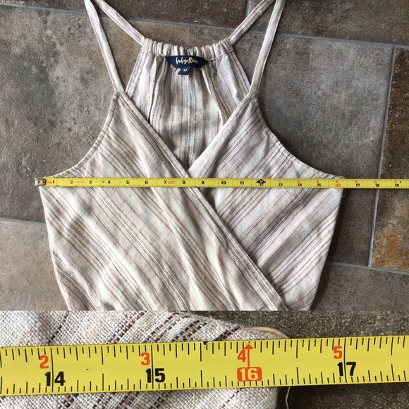 Striped linen summer dress - Picture 7 of 8